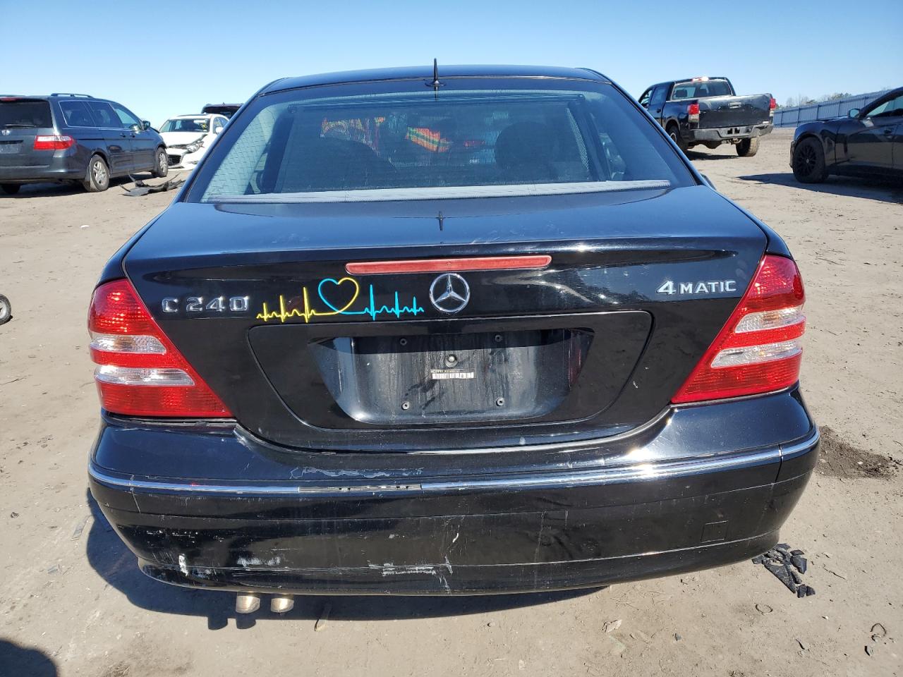 2005 Mercedes-Benz C-klasse VIN WDBRF81J45F603063 Copart auction photo, rear end damage thumbnail 6