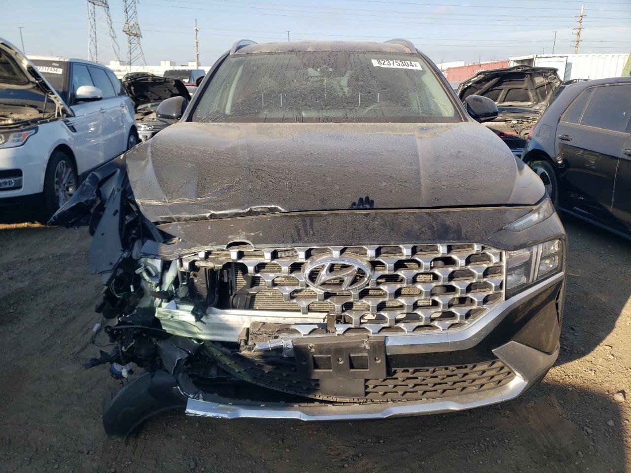 2021 Hyundai Santa Fe VIN 5NMS2DAJ5MH353440 Copart auction photo, front end damage thumbnail 5