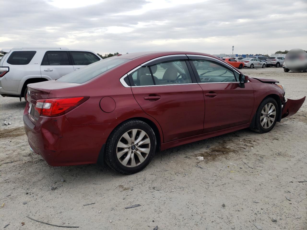 2015 Subaru Legacy VIN 4S3BNBC67F3003653 Copart auction photo, front end damage thumbnail 3