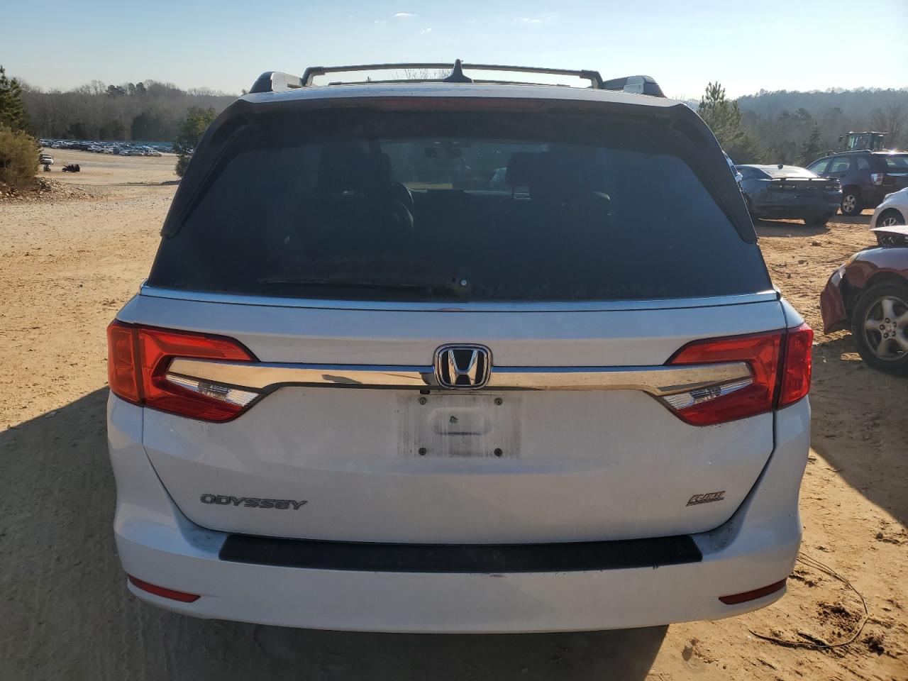 2020 Honda Odyssey VIN 5FNRL6H71LB074276 Copart auction photo, side damage thumbnail 6