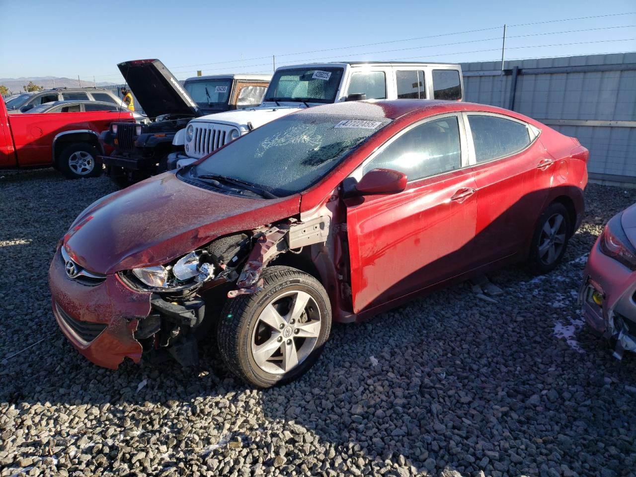 2011 Hyundai Elantra VIN KMHDH4AE1BU151397
