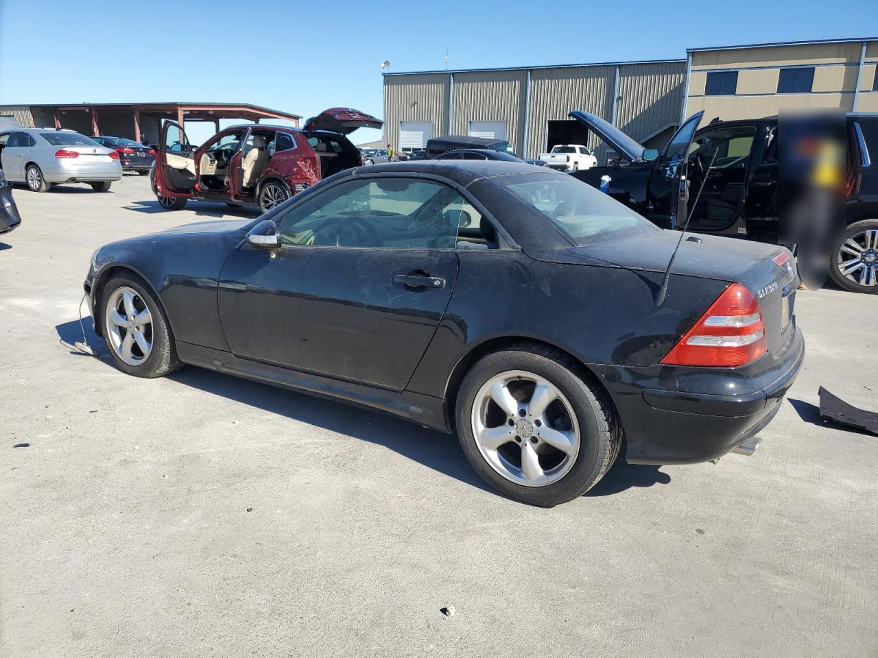 2002 Mercedes-Benz SLK-klasse VIN WDBKK65F62F249937 Copart auction photo, vandalism damage thumbnail 2