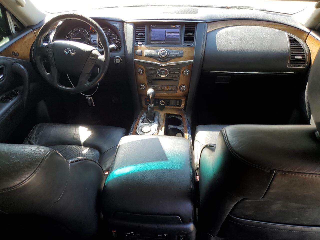 2012 Infiniti QX56 VIN JN8AZ2NF7C9516783 Copart auction photo, side / rear end damage thumbnail 8