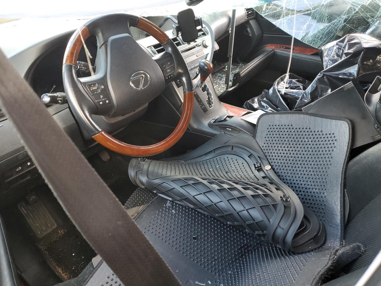 2010 Lexus RX VIN JTJBK1BA4A2412343 Copart auction photo, all over damage thumbnail 7