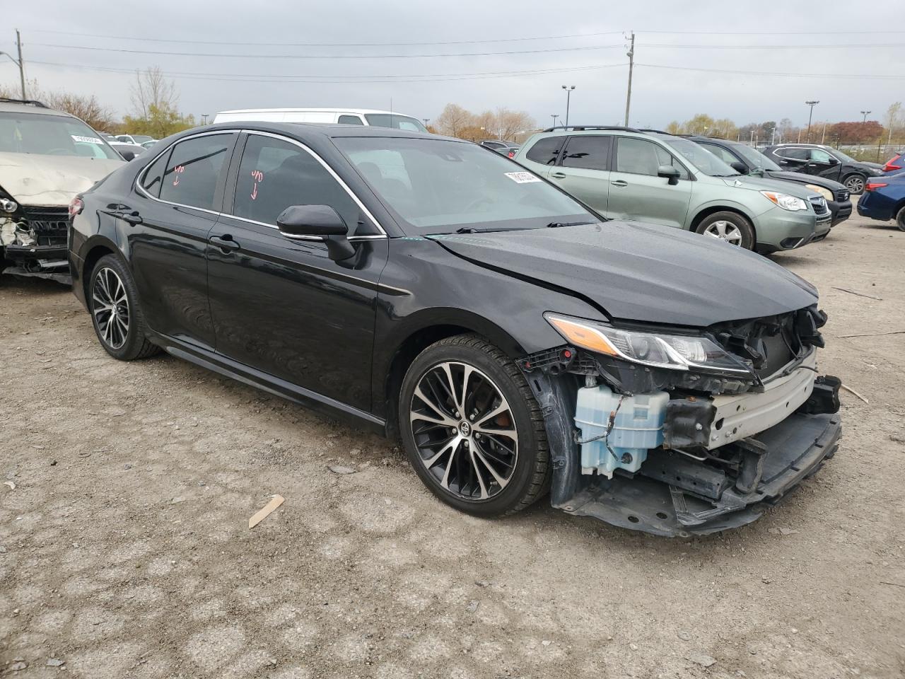 2018 Toyota Camry VIN 4T1B11HK5JU016671 Copart auction photo, front end / side damage thumbnail 4