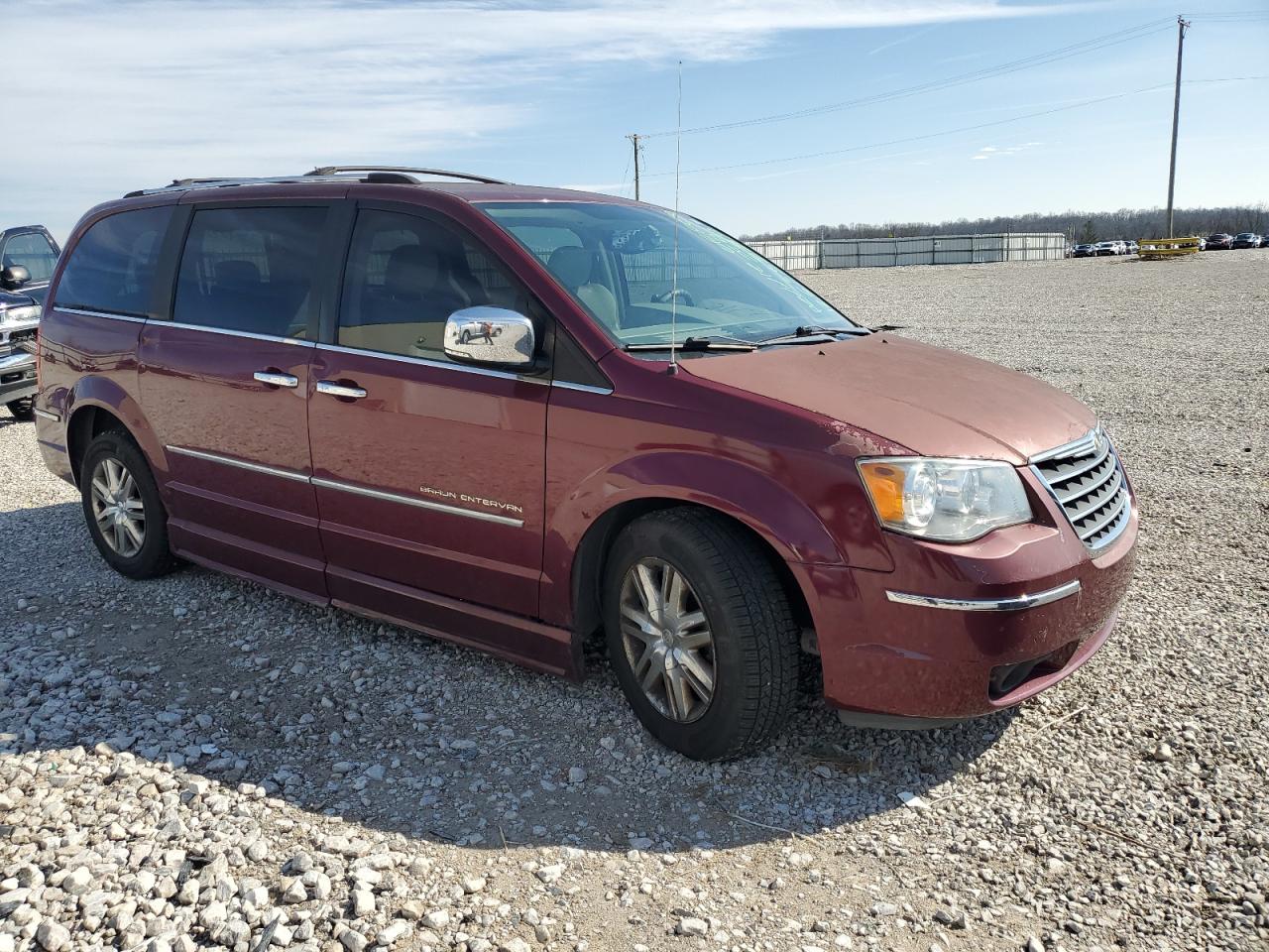 2008 Chrysler Town & Country VIN 2A8HR64X18R814848 Copart auction photo, side damage thumbnail 4