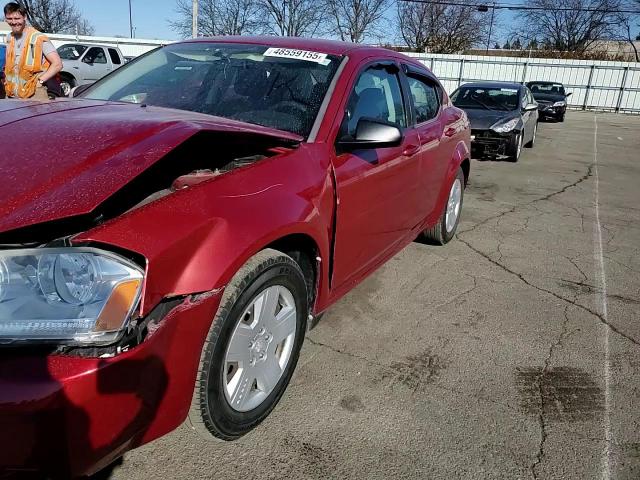 2010 Dodge Avenger VIN 1B3CC4FB2AN225711 Copart auction photo, front end / rear end damage thumbnail 11
