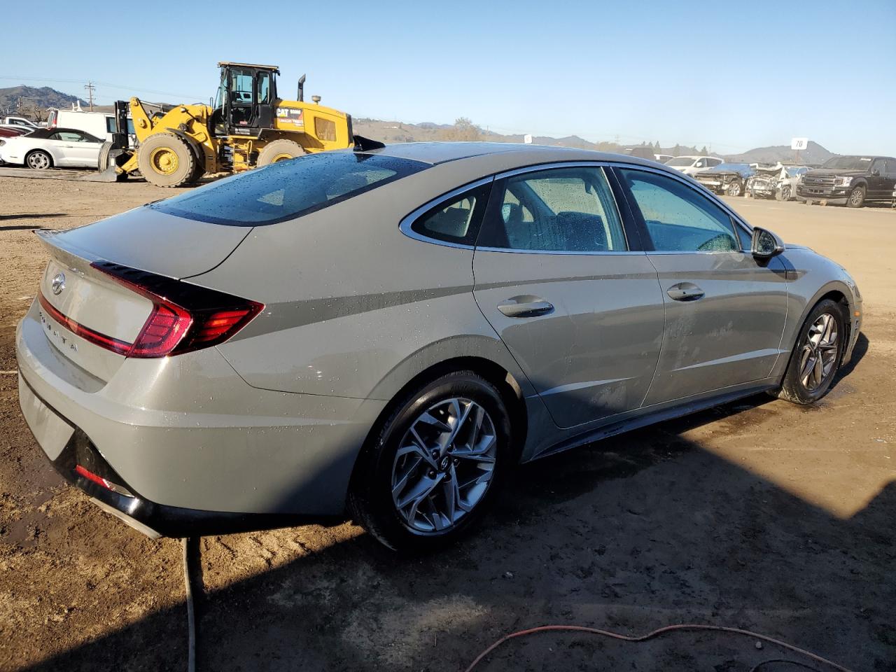 2021 Hyundai Sonata VIN KMHL64JA1MA159003 Copart auction photo, front end damage thumbnail 3