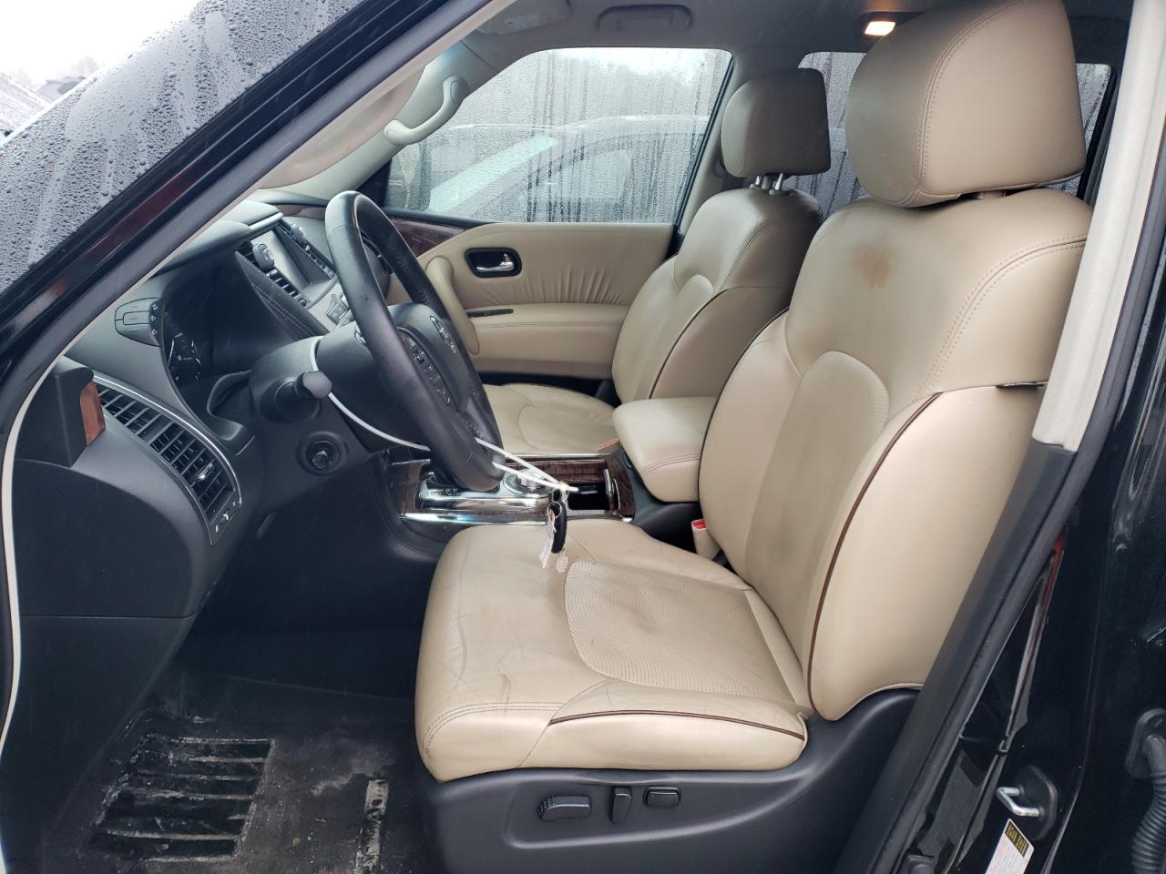 2017 Nissan Armada VIN JN8AY2NC8H9500575 Copart auction photo, front end / minor dent/scratches damage thumbnail 7