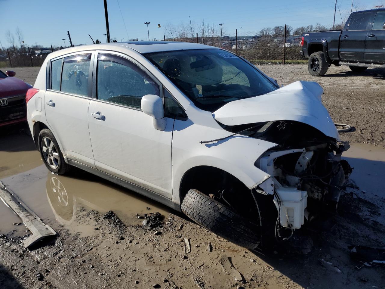 2008 Nissan Versa VIN 3N1BC13E98L382642 Copart auction photo, front end / mechanical damage thumbnail 4