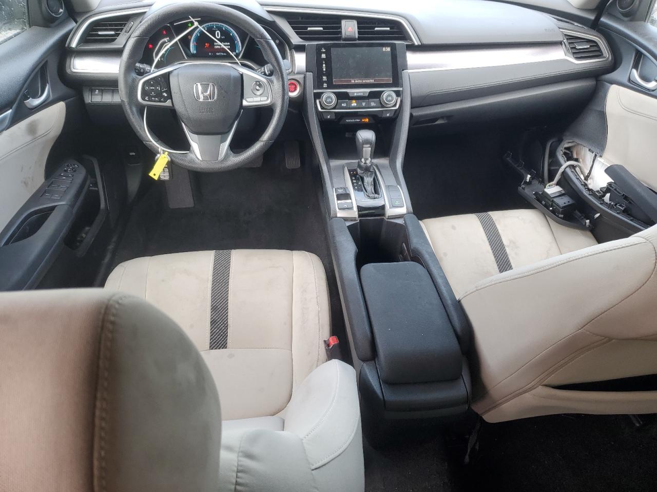2017 Honda Civic VIN 2HGFC1F39HH638099 Copart auction photo, side damage thumbnail 8