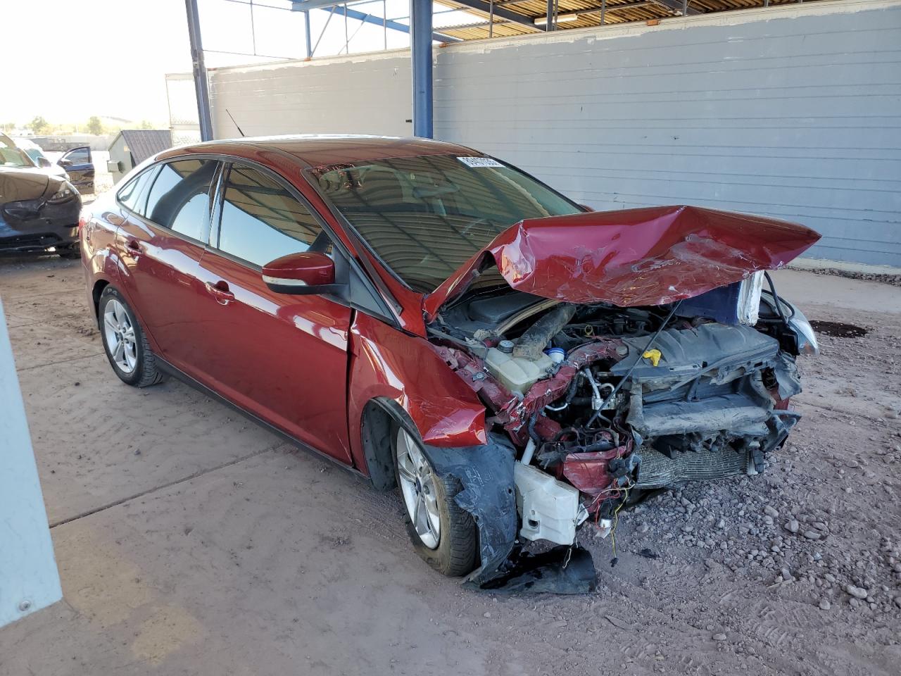 2013 Ford Focus VIN 1FADP3F23DL184108 Copart auction photo, front end damage thumbnail 4