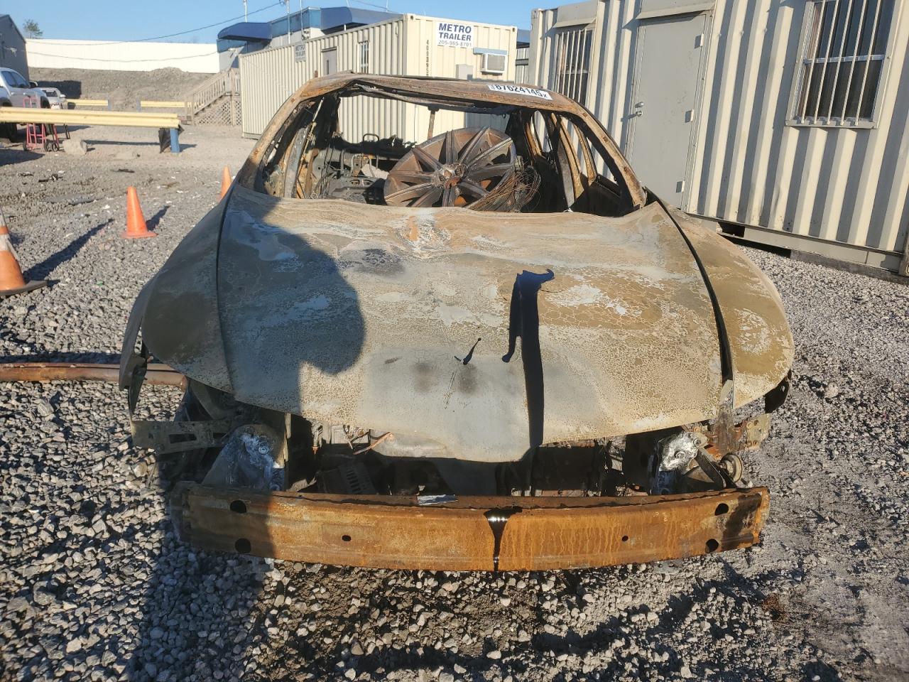 2010 Lincoln MKS VIN 1LNHL9FT2AG607134 Copart auction photo, burn damage thumbnail 5