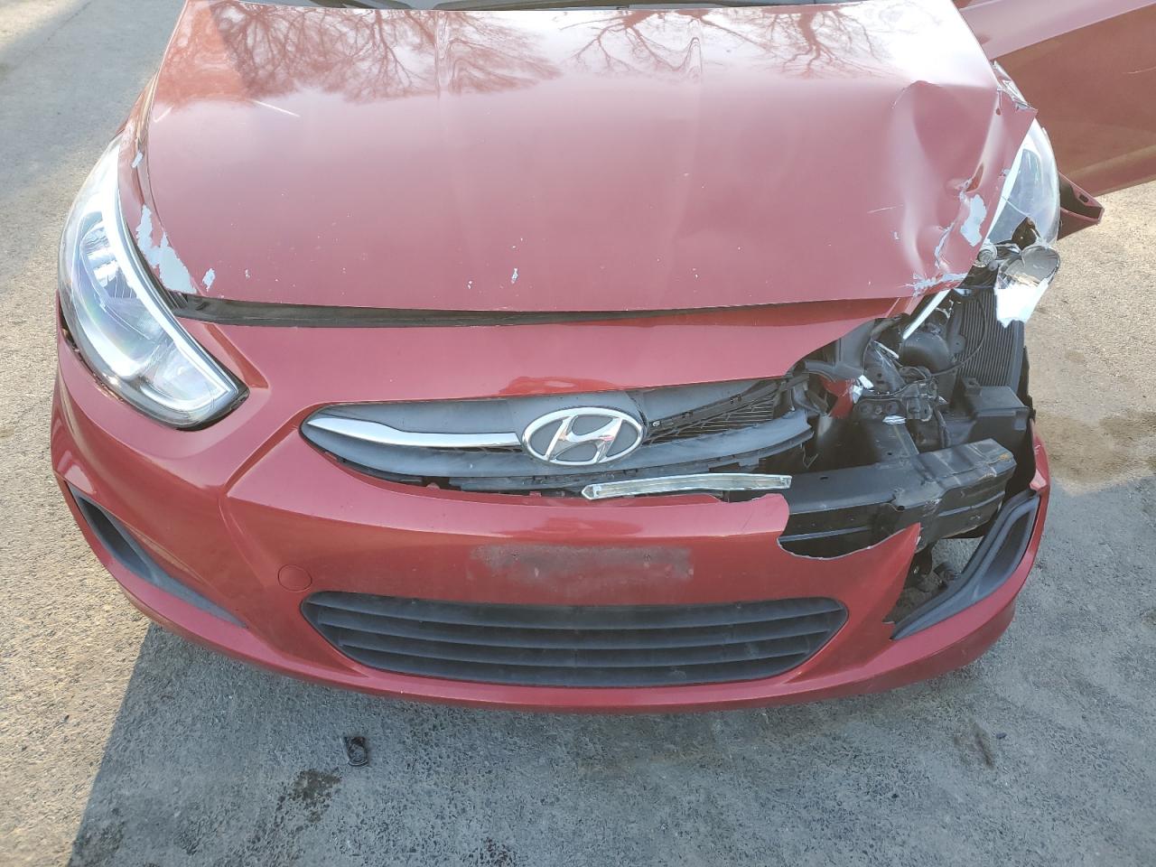 2017 Hyundai Accent VIN KMHCT4AE1HU362196 Copart auction photo, front end damage thumbnail 11