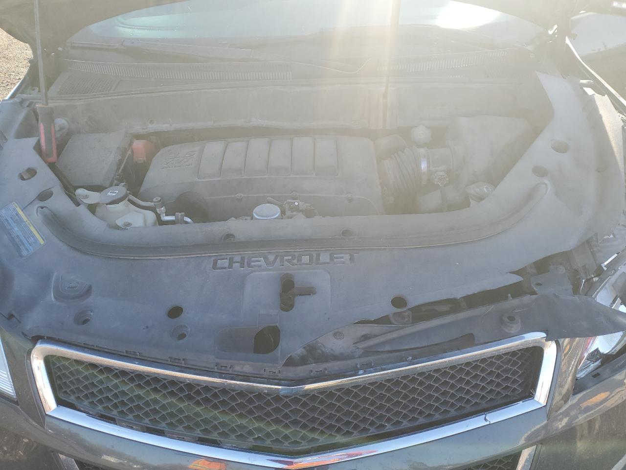 2010 Chevrolet Traverse VIN 1GNLVGED9AJ205046 Copart auction photo, front end / side damage thumbnail 12
