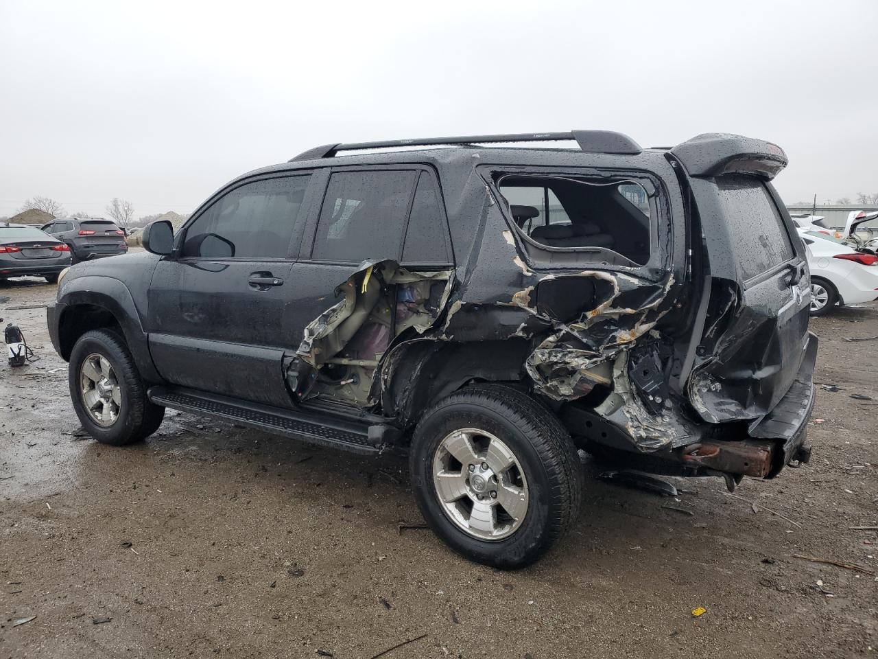 2008 Toyota 4Runner VIN JTEBU14R88K027521 Copart auction photo, rear end / side damage thumbnail 2