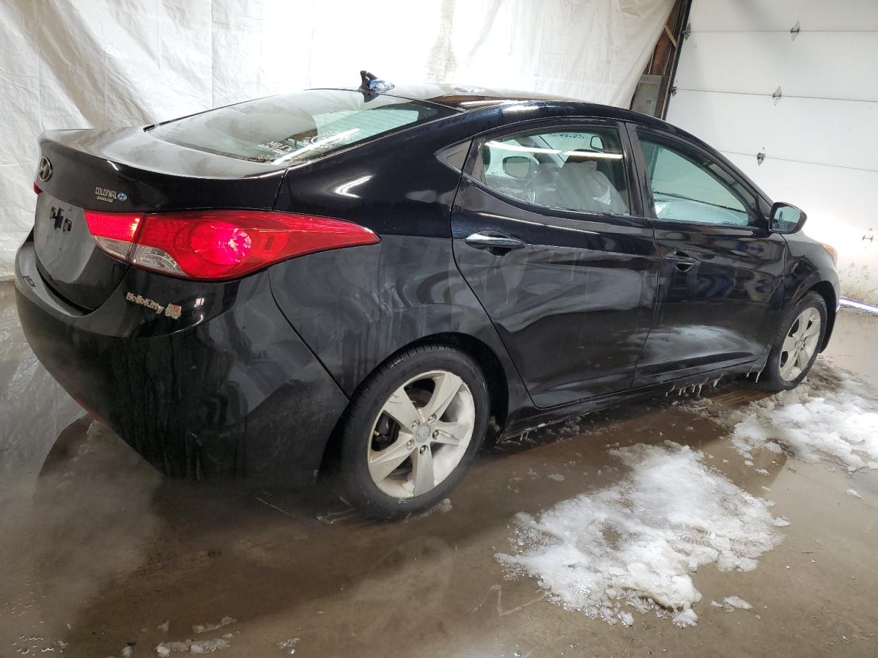 2013 Hyundai Elantra VIN KMHDH4AE6DU576374 Copart auction photo, front end damage thumbnail 3