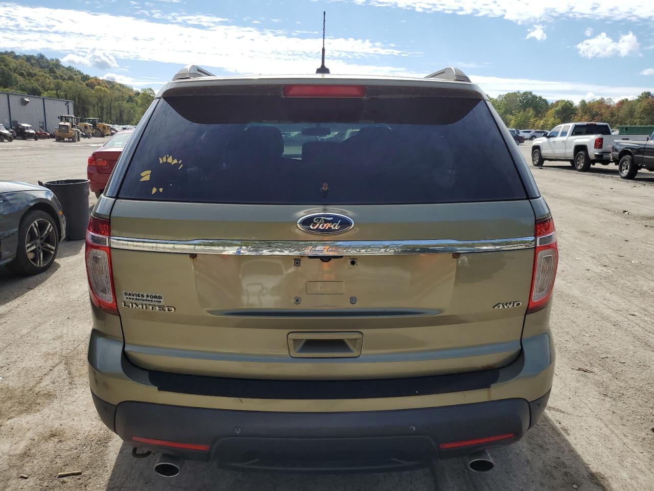 2013 Ford Explorer VIN 1FM5K8F80DGC39908 Copart auction photo, minor dent/scratches damage thumbnail 6