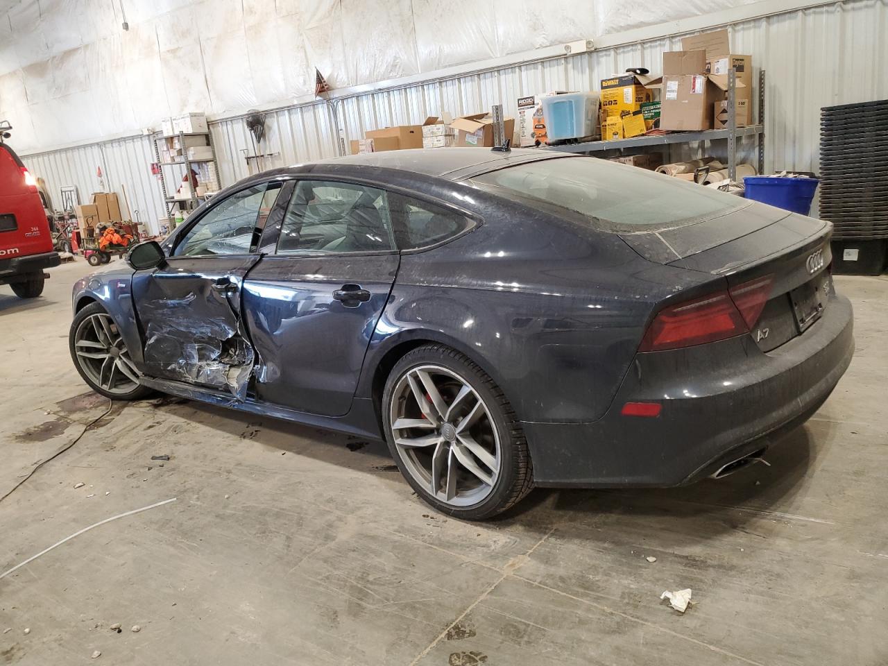 2018 Audi A7 VIN WAUW3AFC9JN069148 Copart auction photo, side damage thumbnail 2