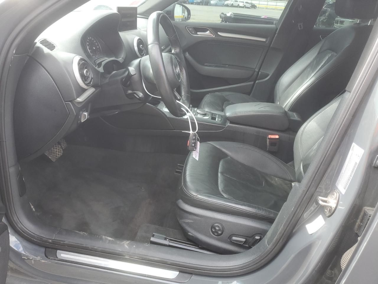 2019 Audi A3 VIN WAUAUGFFXK1015127 Copart auction photo, front end / vandalism damage thumbnail 7