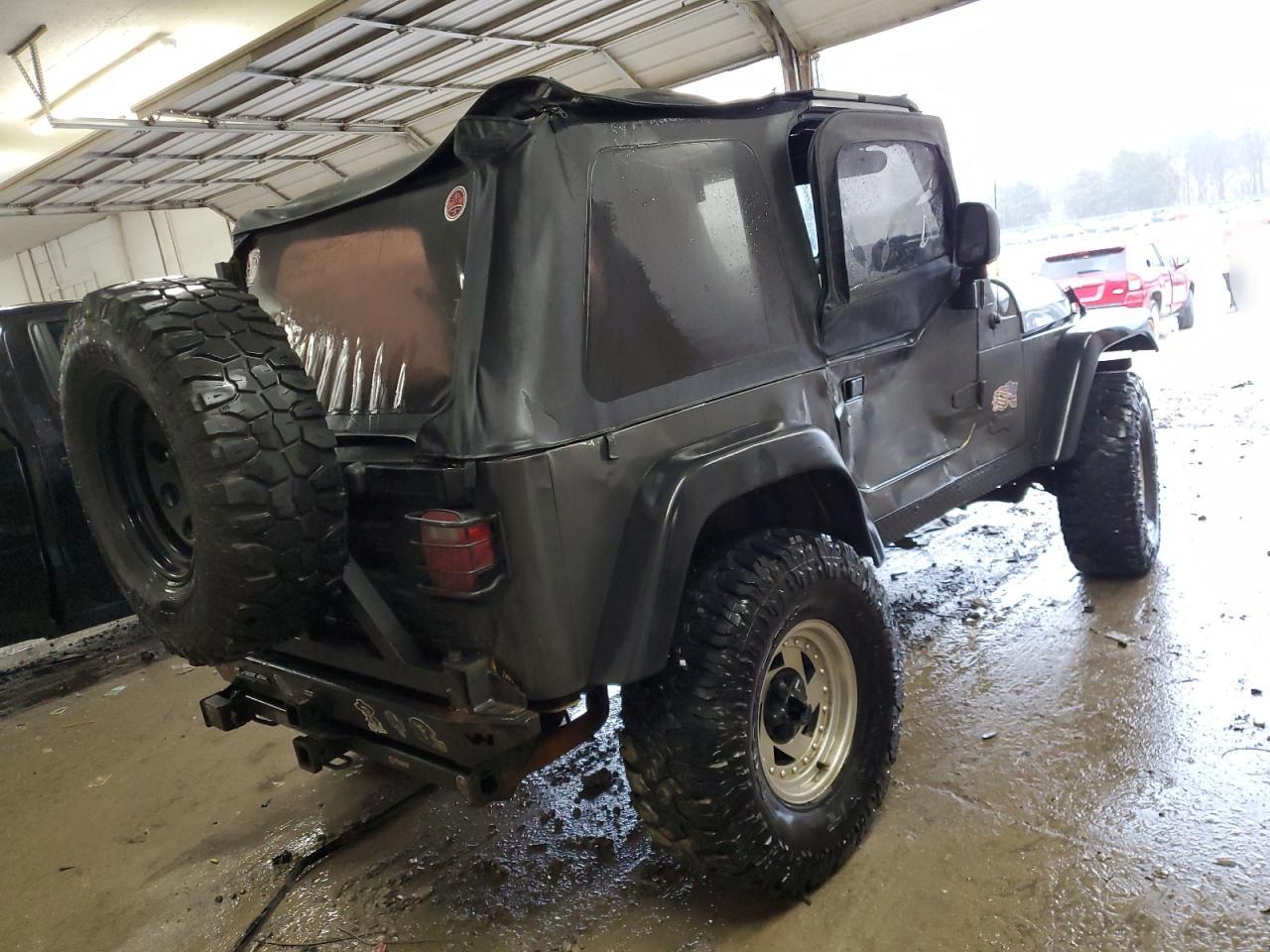 2006 Jeep Wrangler VIN 1J4FA69S96P704965 Copart auction photo, side damage thumbnail 3