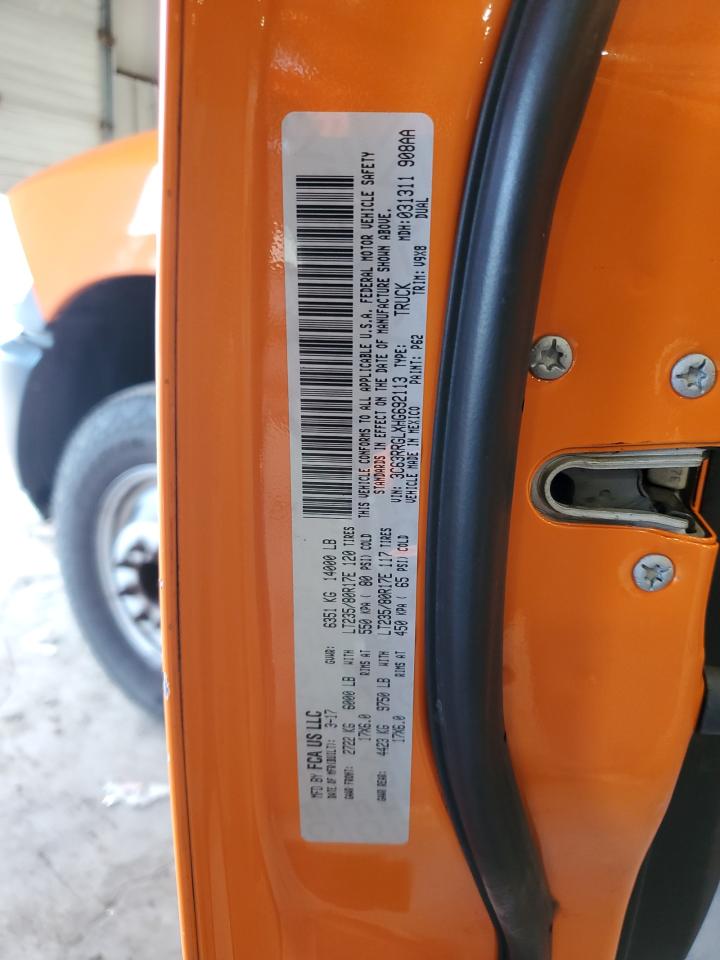 2017 RAM 3500 VIN 3C63RRGLXHG692113 Copart auction photo, side / rear end damage thumbnail 12