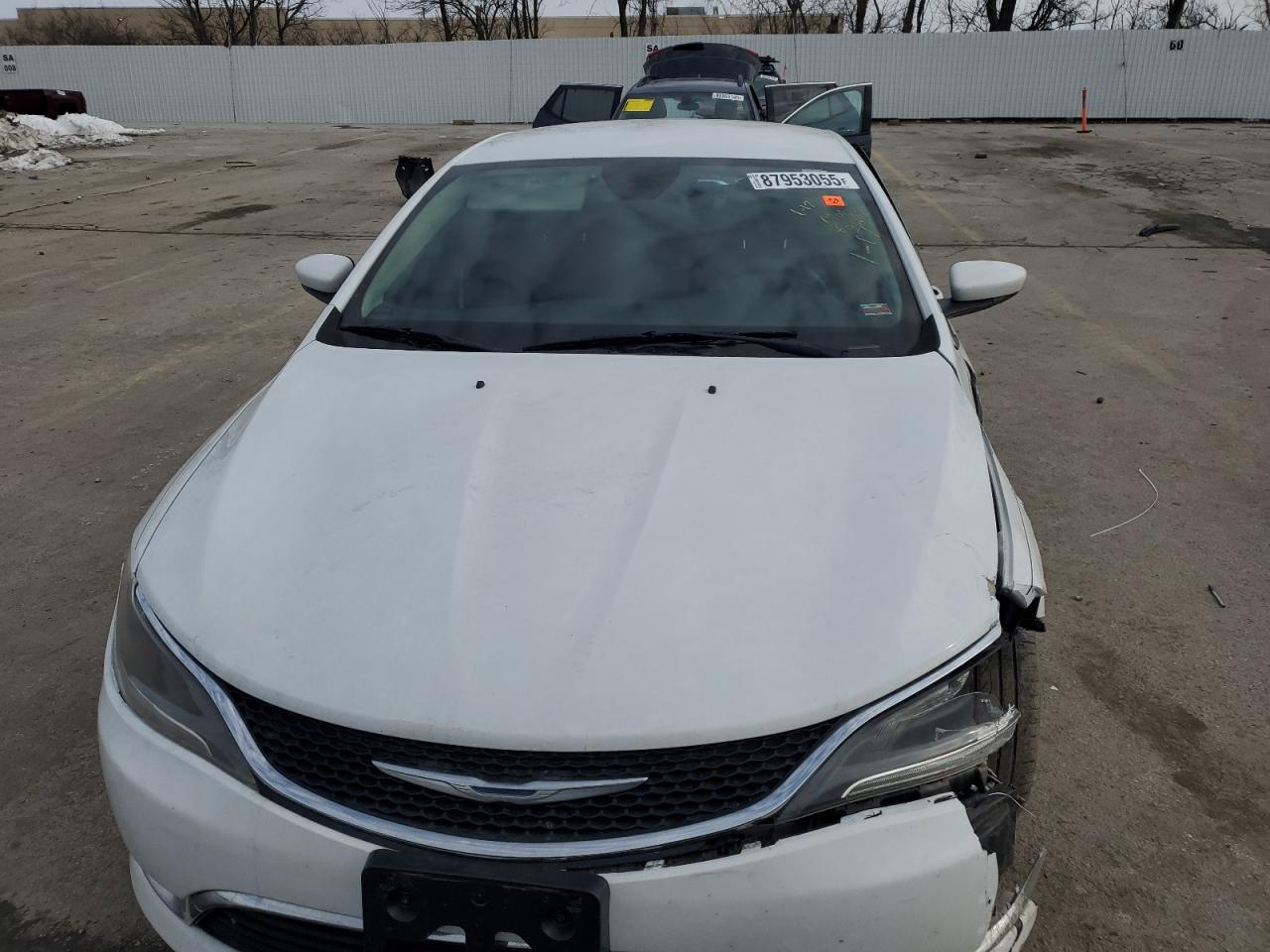 2015 Chrysler 200 VIN 1C3CCCAB2FN647022 Copart auction photo, front end / side damage thumbnail 5