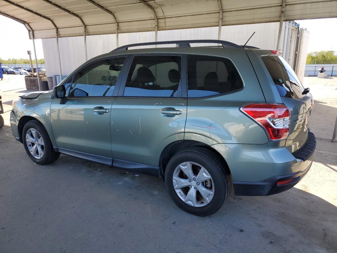 2015 Subaru Forester VIN JF2SJABC6FH597010 Copart auction photo, front end / rear end damage thumbnail 2