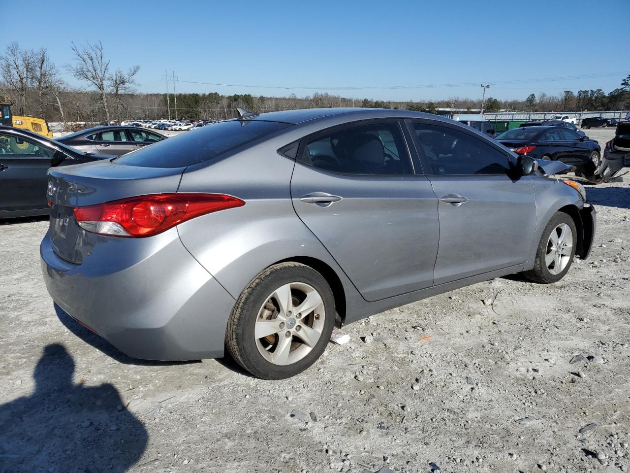 2013 Hyundai Elantra VIN KMHDH4AE5DU902441 Copart auction photo, all over damage thumbnail 3