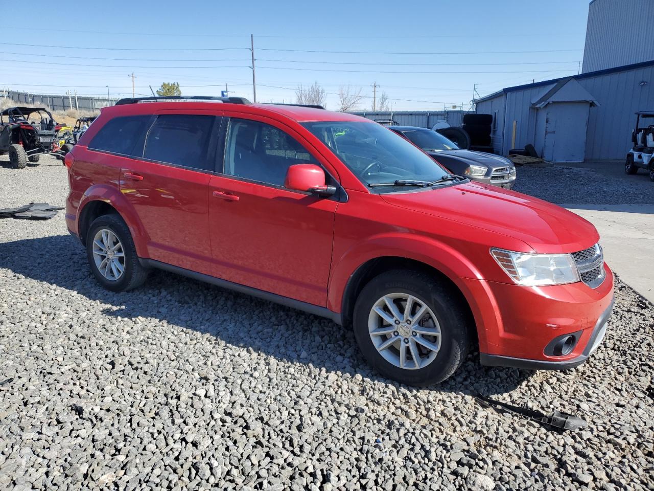 2017 Dodge Journey VIN 3C4PDDBG7HT574596 Copart auction photo, side damage thumbnail 4