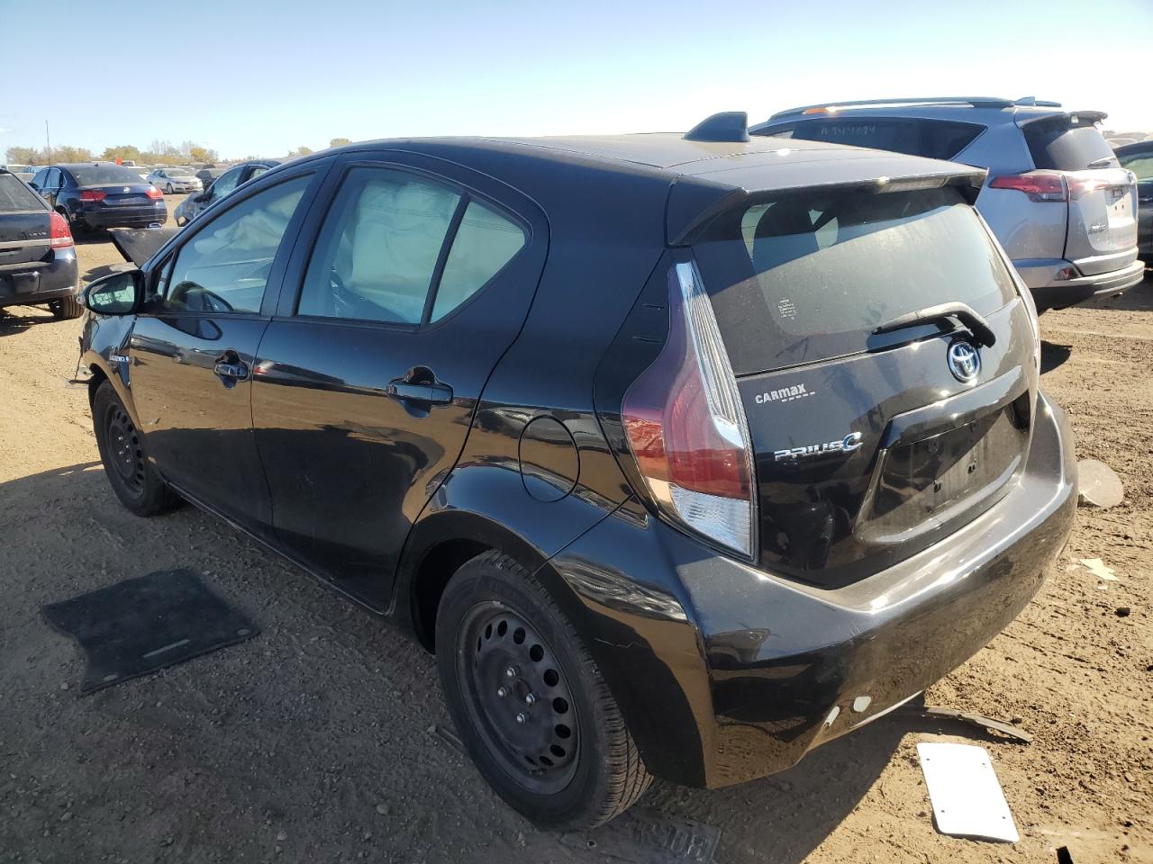 2016 Toyota Prius VIN JTDKDTB31G1123087 Copart auction photo, front end / side damage thumbnail 2