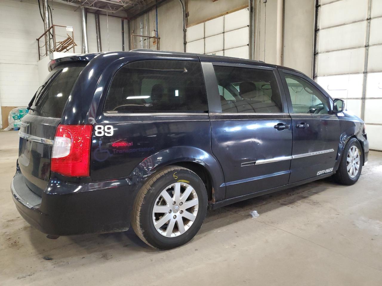 2011 Chrysler Town & Country VIN 2A4RR8DG8BR610900 Copart auction photo, front end / rear end damage thumbnail 3