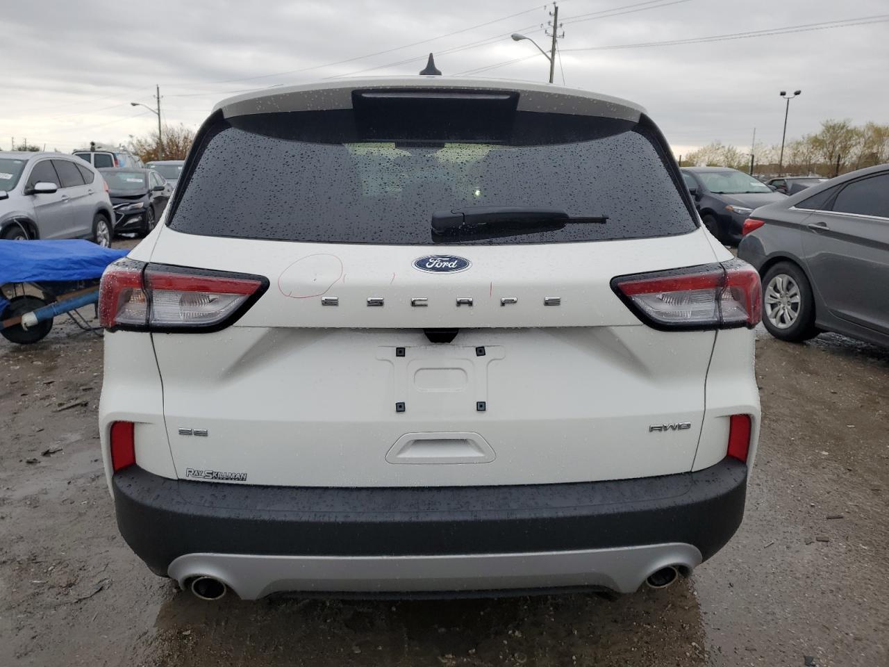 2022 Ford Escape VIN 1FMCU9G68NUB65001 Copart auction photo, front end / mechanical damage thumbnail 6
