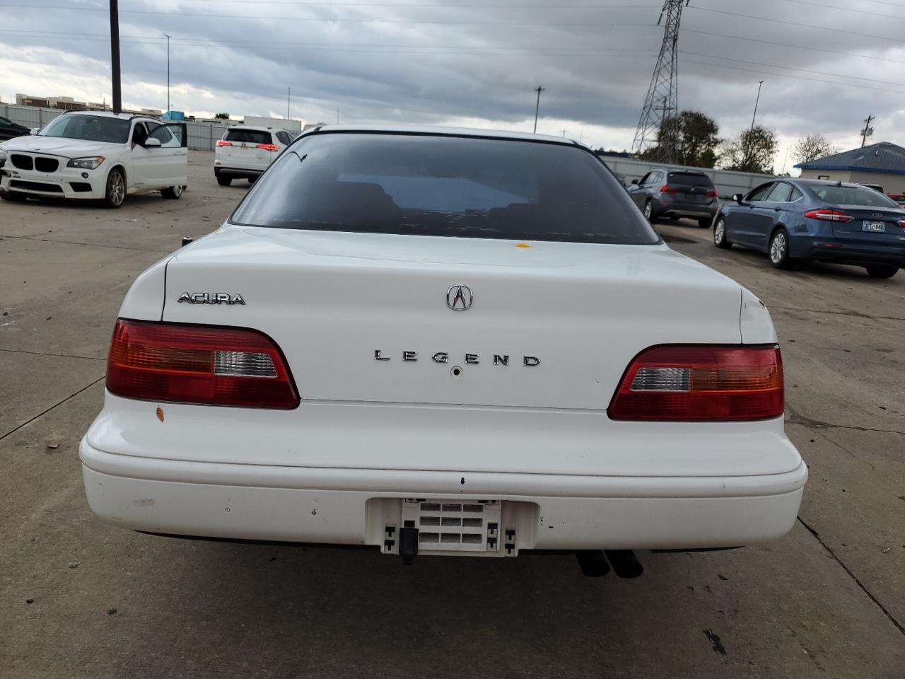 1995 Acura Legend VIN JH4KA7663SC007776 Copart auction photo, front end / hail damage thumbnail 6