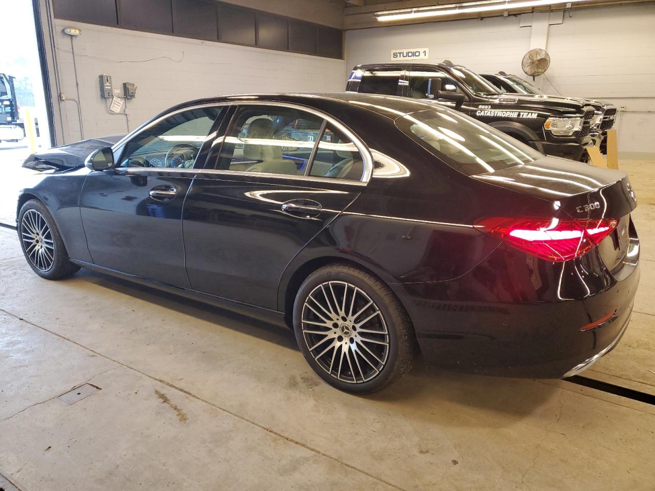 2023 Mercedes-Benz C-klasse VIN W1KAF4HB2PR119714 Copart auction photo, front end damage thumbnail 2