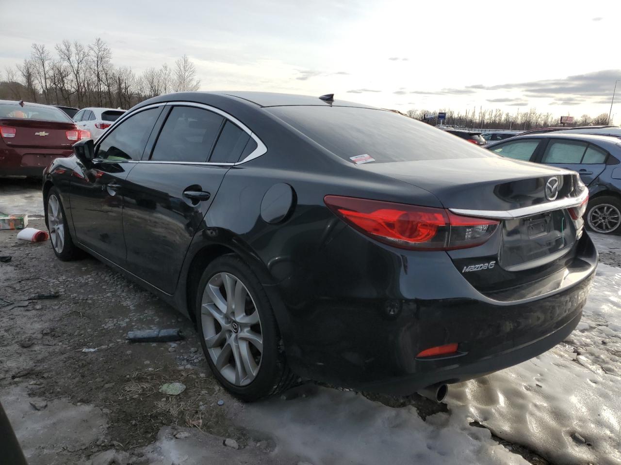 2016 Mazda 6 VIN JM1GJ1V55G1449264 Copart auction photo, rear end / side damage thumbnail 2