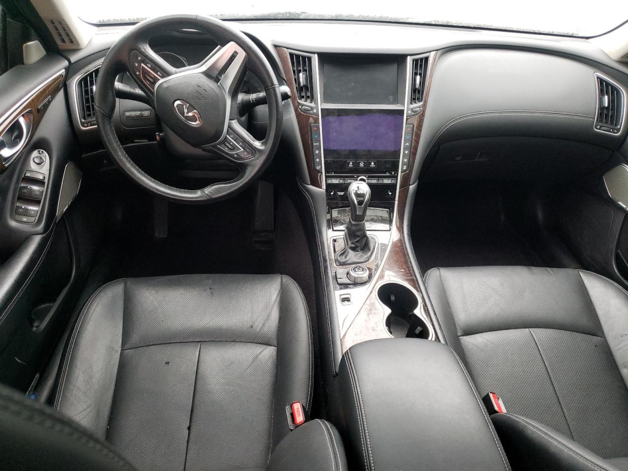 2018 Infiniti Q50 VIN JN1AV7AP3JM160039 Copart auction photo, front end / vandalism damage thumbnail 8