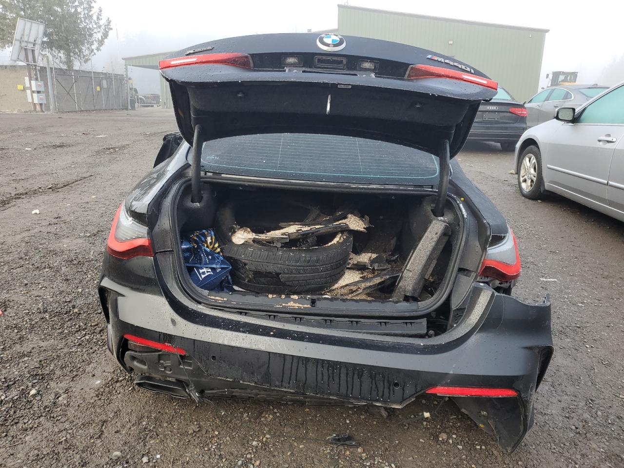 2022 BMW M4 VIN WBA13AR04NCK13234 Copart auction photo, all over / undercarriage damage thumbnail 6