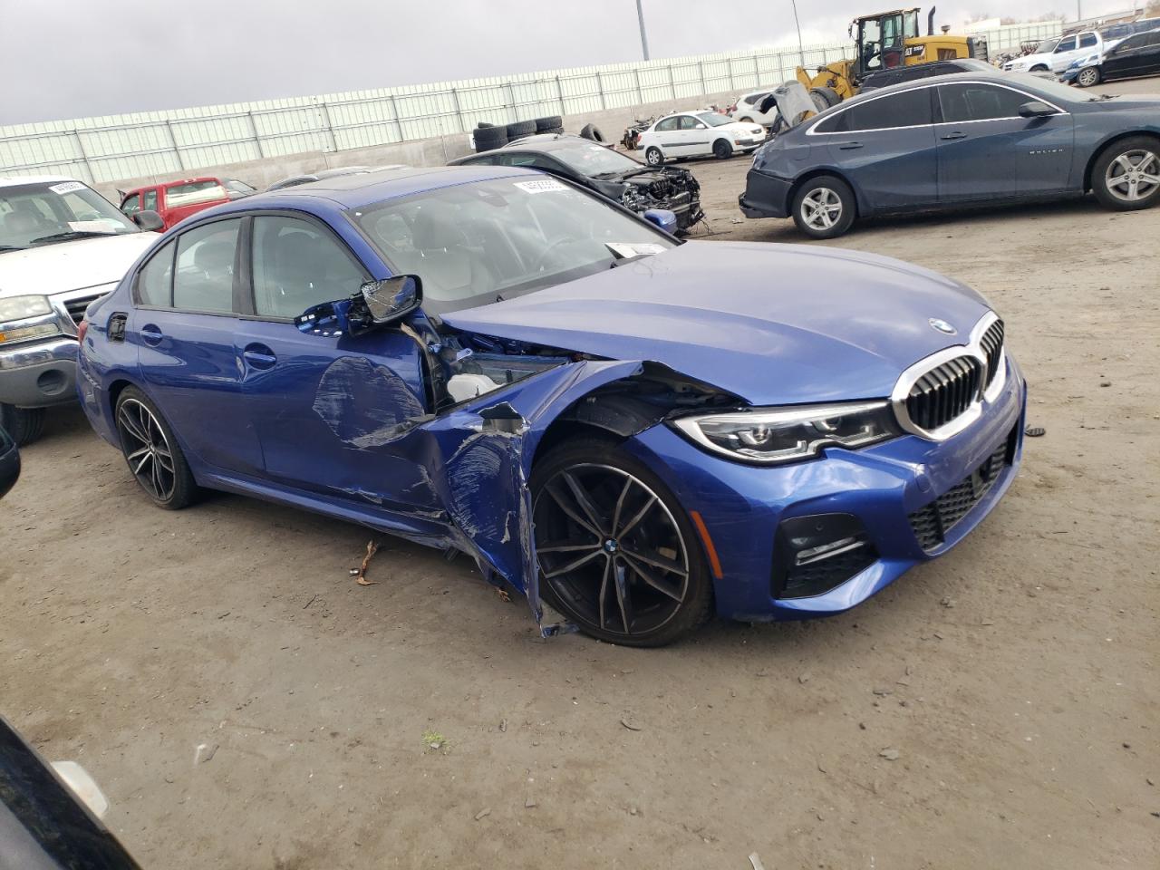 2019 BMW 3er VIN WBA5R7C50KAJ85740 Copart auction photo, all over damage thumbnail 4