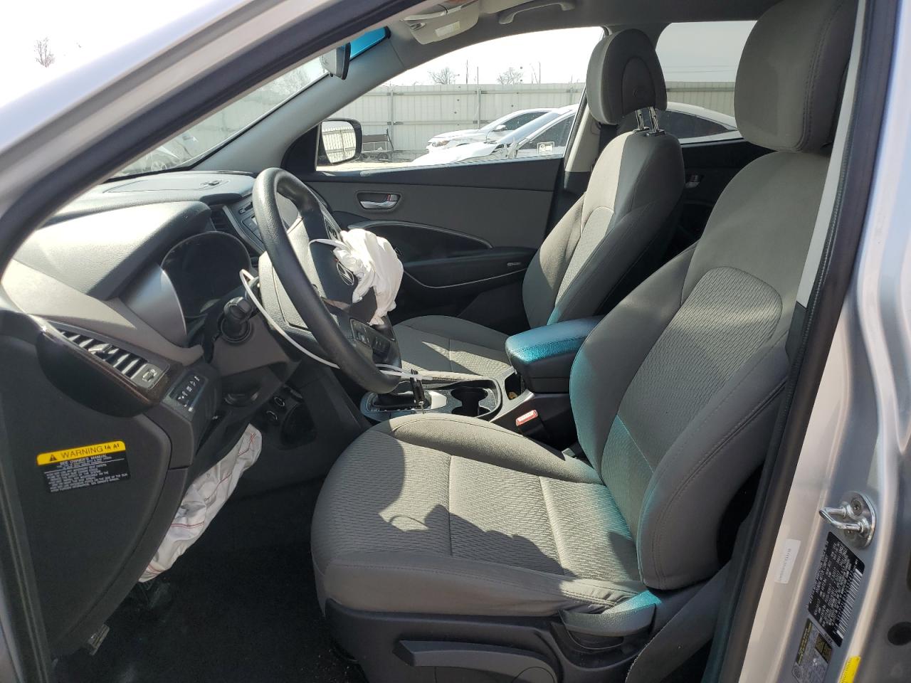 2018 Hyundai Santa Fe VIN 5XYZT3LB3JG552472 Copart auction photo, front end / side damage thumbnail 7
