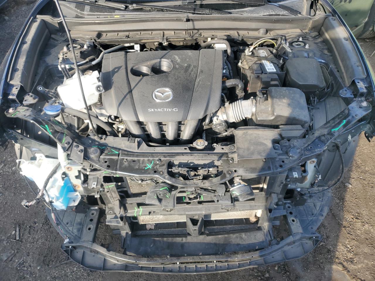 2021 Mazda CX-30 VIN 3MVDMABL1MM243868 Copart auction photo, all over damage thumbnail 12