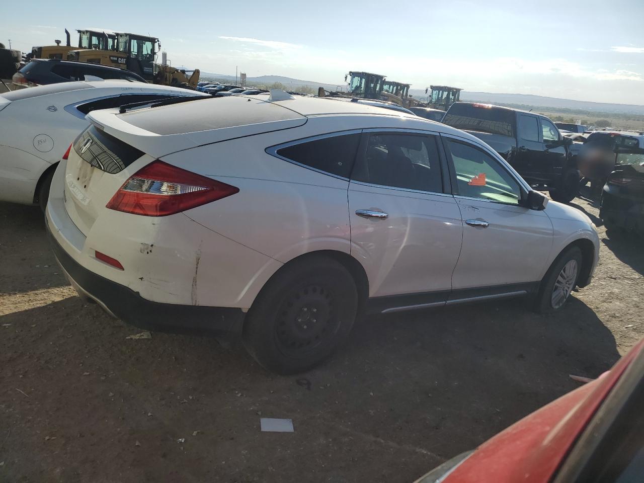 2013 Honda Crosstour VIN 5J6TF3H30DL000431 Copart auction photo, vandalism damage thumbnail 3