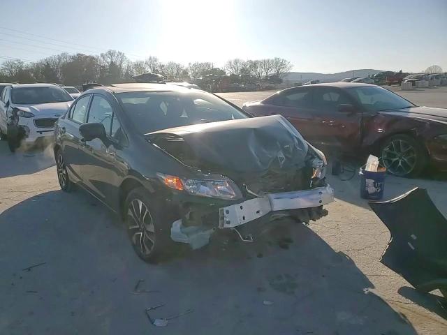 2014 Honda Civic VIN 2HGFB2F86EH522438 Copart auction photo, front end damage thumbnail 11