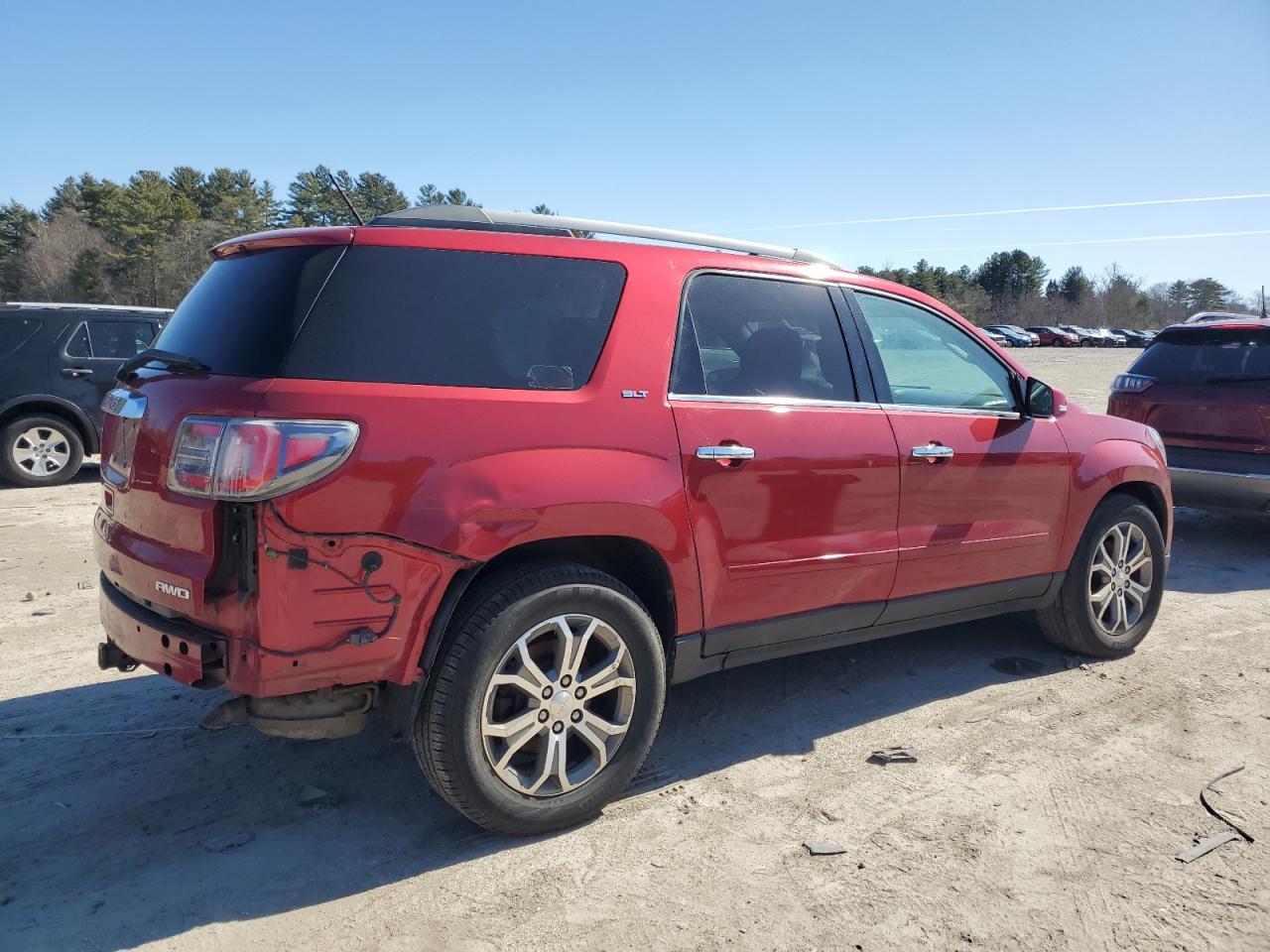 2014 GMC Acadia VIN 1GKKVRKD6EJ102021 Copart auction photo, rear end / minor dent/scratches damage thumbnail 3