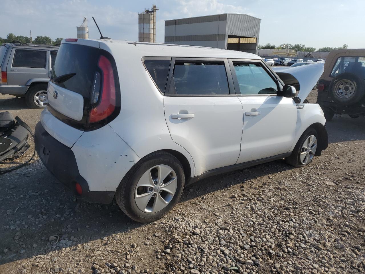 2015 KIA Soul VIN KNDJN2A21F7125154 Copart auction photo, front end damage thumbnail 3