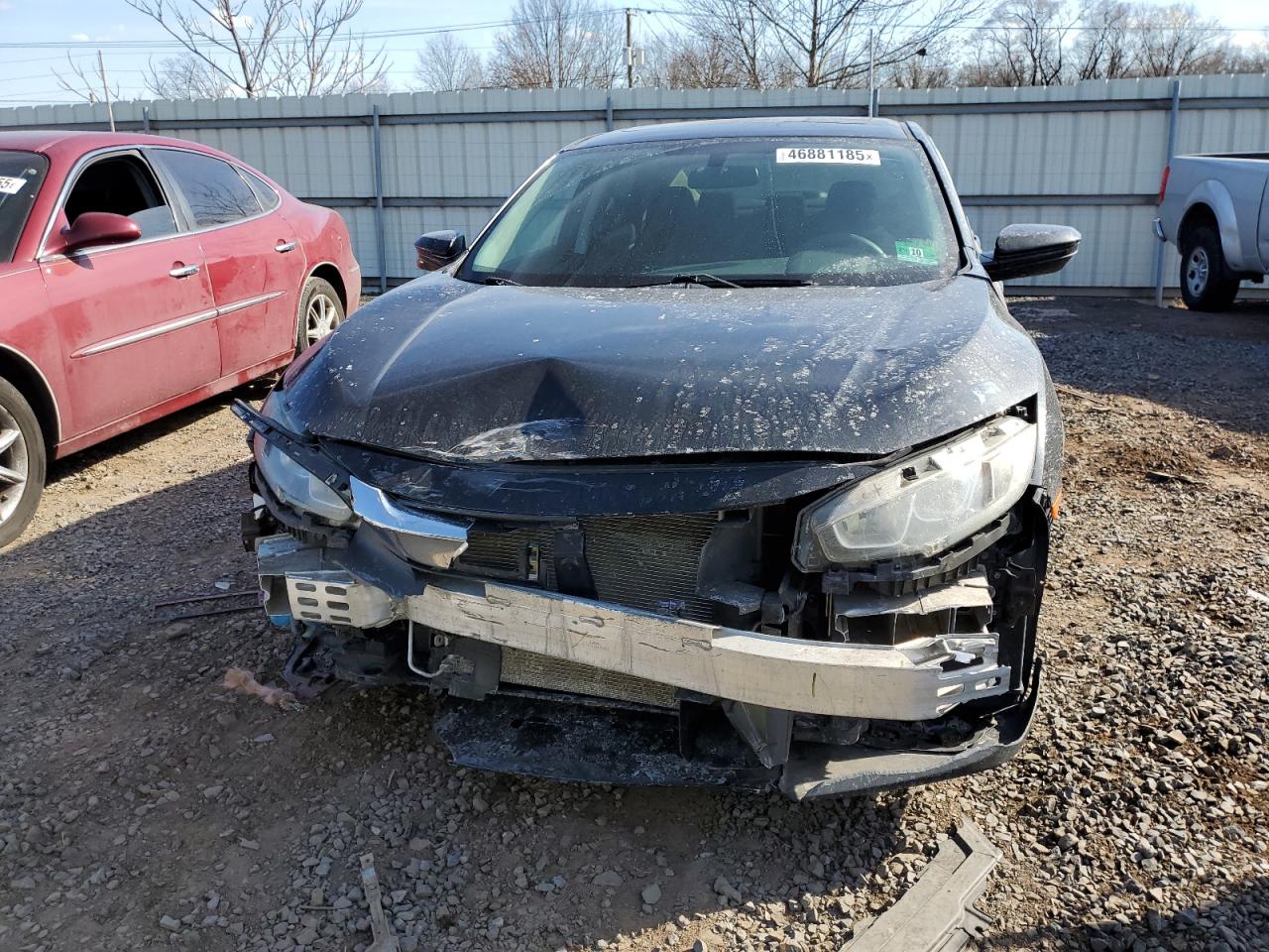 2017 Honda Civic VIN 19XFC2F71HE201460 Copart auction photo, front end damage thumbnail 5