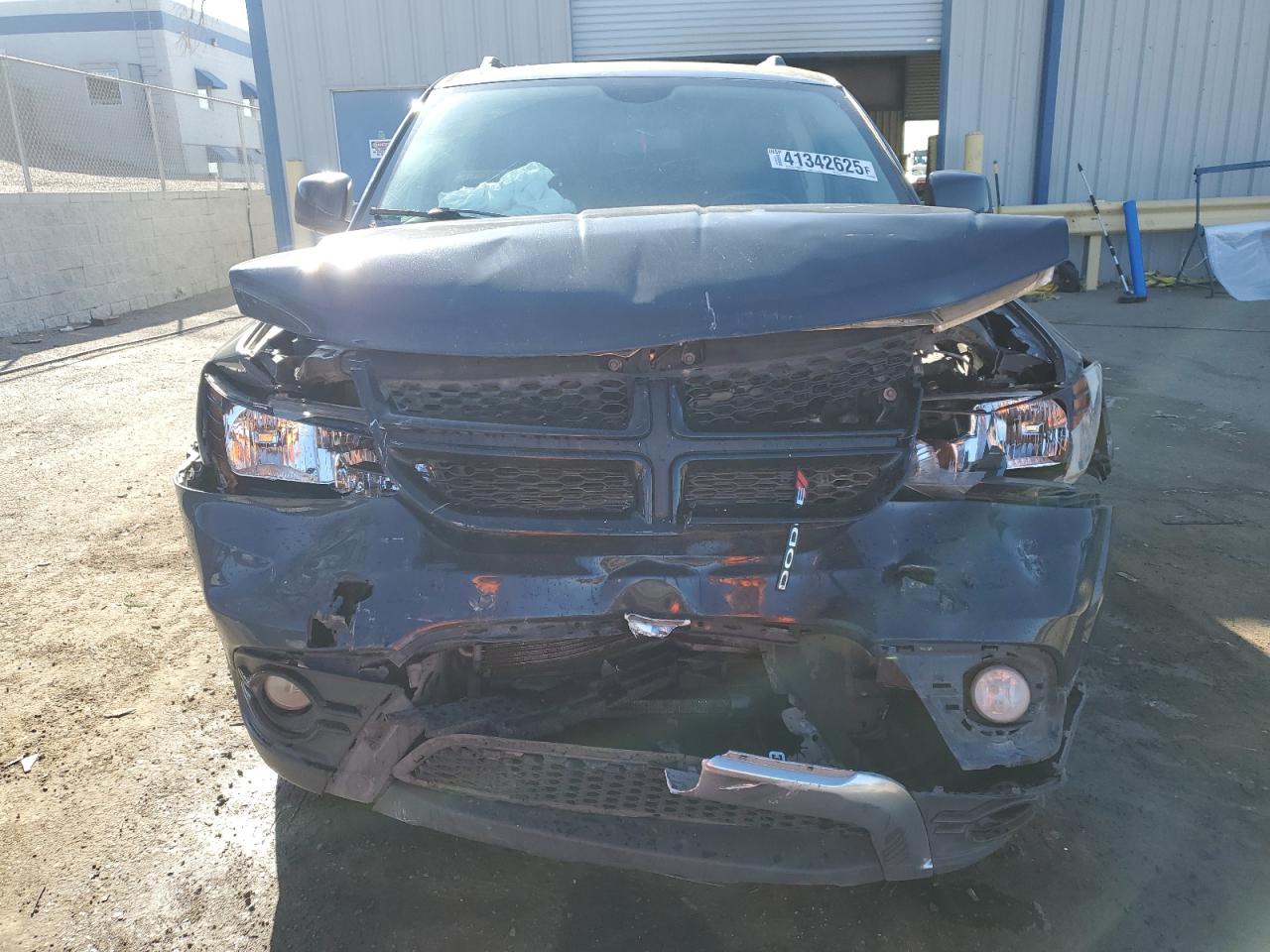2017 Dodge Journey VIN 3C4PDDGG2HT596465 Copart auction photo, front end damage thumbnail 5