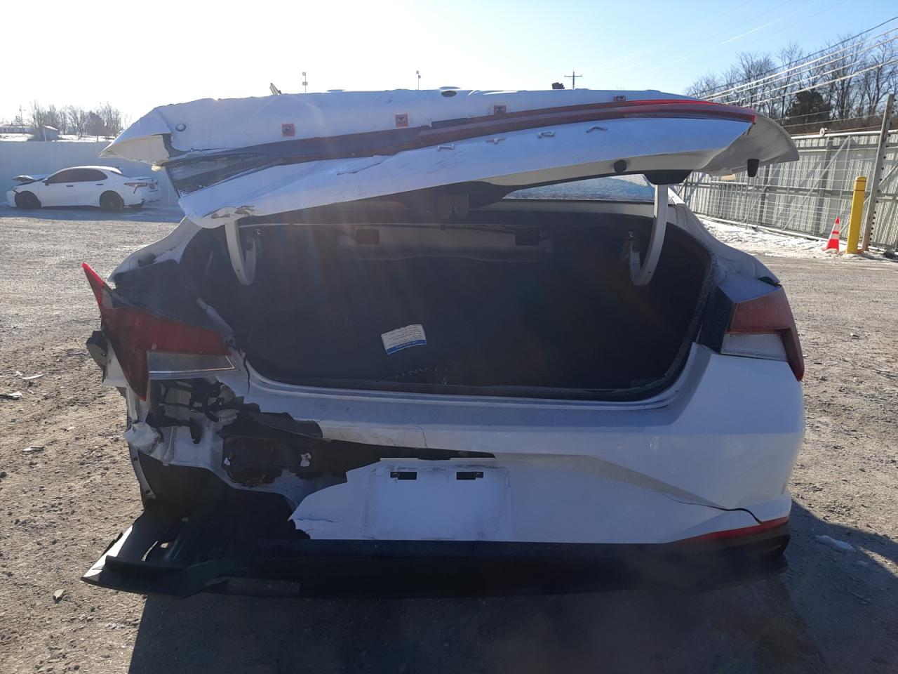 2023 Hyundai Elantra VIN 5NPLM4AG7PH117804 Copart auction photo, rear end damage thumbnail 6