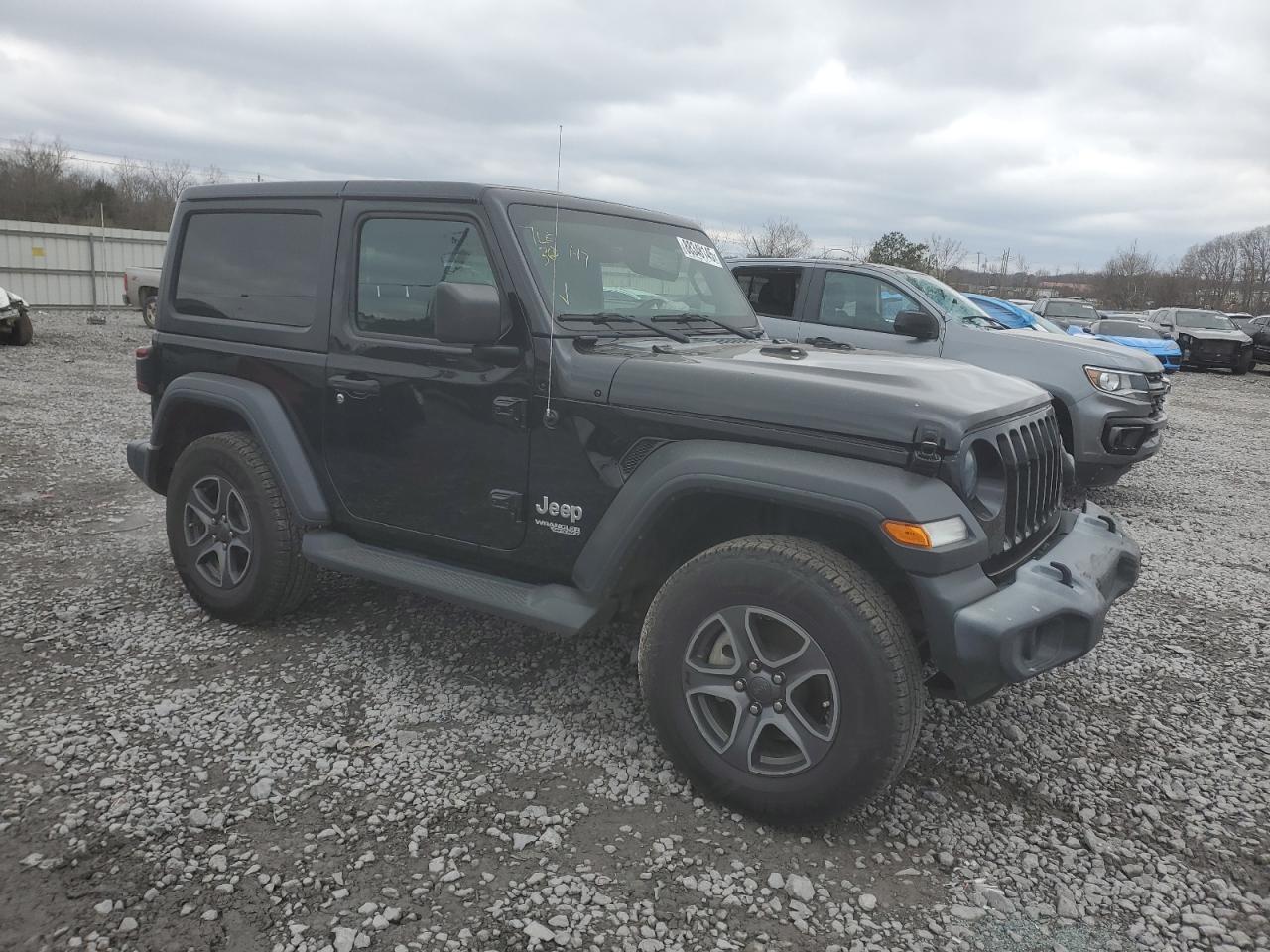 2018 Jeep Wrangler VIN 1C4GJXAN6JW210776 Copart auction photo, front end damage thumbnail 4