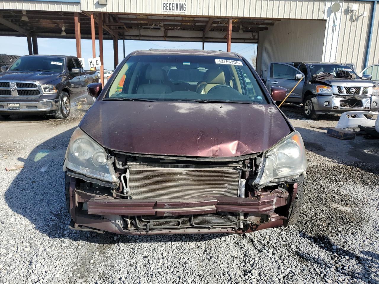 2010 Honda Odyssey VIN 5FNRL3H73AB003673 Copart auction photo, front end damage thumbnail 5